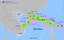 Bão Toraji sắp vào Biển Đông, tương tác bão đôi với bão Yinxing