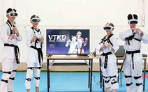 Đấu võ taekwondo với võ sĩ ảo