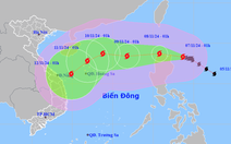 Bão Yinxing mạnh lên cấp tiệm cận siêu bão, sáng mai sẽ vào Biển Đông