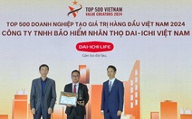 Dai-ichi Life Việt Nam xếp hạng 55 trong bảng VALUE500