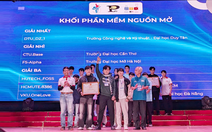 Sinh viên Đại học Duy Tân đứng nhất khối phần mềm mã nguồn mở