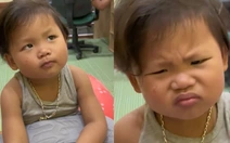 Bé gái giận dỗi vì mẹ 'nói to'
