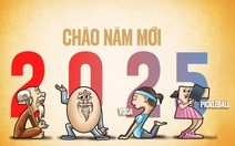 Gia đình yêu thể thao chúc mừng năm mới 2025