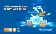 Sacombank chi hơn 33 tỉ đồng tri ân khách hàng dịp sinh nhật