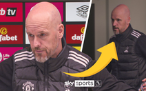 Lý do Ten Hag tức giận rời họp báo sau trận Man Utd hòa Bournemouth