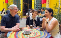 Tim Cook gây sốt mạng xã hội Việt khi đăng ảnh gặp Mỹ Linh, Duy Thẩm