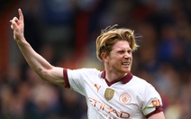 De Bruyne tỏa sáng, Man City hạ Crystal Palace