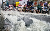 Cống bung, đường vỡ sau mưa lớn, điều gì xảy ra với dự án Võ Văn Ngân mới 20 ngày khánh thành?