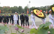 Lãnh đạo Đảng, Nhà nước vào lăng viếng Chủ tịch Hồ Chí Minh