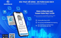 An toàn, bảo mật với xác thực sinh trắc học trên SAIGONBANK Smart Banking