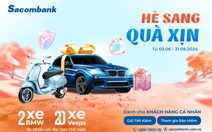 Cơ hội trúng 2 chiếc BMW khi gửi tiết kiệm tại Sacombank