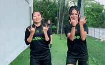 Huỳnh Như 'quẩy' nhạc trước trận cuối ở Lank FC