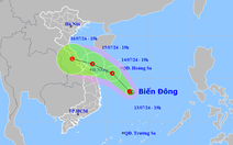 Áp thấp nhiệt đới hướng vào Đà Nẵng - Quảng Ngãi, cả nước mưa lớn từ đêm mai