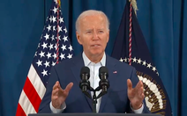 Ông Biden họp báo khẩn, nói vụ bắn ông Trump là 'bệnh hoạn'