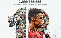 Cristiano Ronaldo đạt mốc 1 tỉ người theo dõi trên mạng xã hội