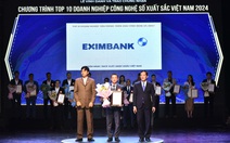 Eximbank lọt top 10 tiên phong triển khai công nghệ số, đổi mới sáng tạo