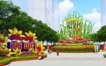 Linh vật ở đường hoa Nguyễn Huệ Tết 2025: công phu tạo hình 'nàng Tỵ' không lạnh lùng