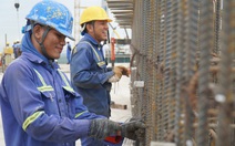 500 công nhân thi công cầu Rạch Miễu 2 trong ngày đầu năm 2025