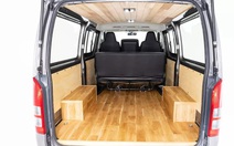 ‘Cá mập’ Toyota HiAce độ như xe Volkswagen: Dáng hoài cổ, phù hợp camping