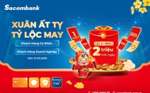 Sacombank trao 'tỉ lộc may’ tri ân khách hàng