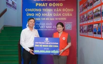 Ngành điện TP.HCM trao ủng hộ nhân dân Cuba