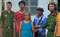 Vượt rẫy băng rừng tìm cụ bà 95 tuổi đi lạc xuyên đêm