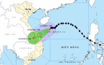 Bão Thần Gió cách Đà Nẵng 280km, từ trưa nay miền Trung mưa rất to
