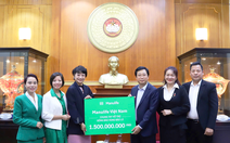 Manulife quyên góp 1,5 tỉ đồng hỗ trợ đồng bào miền Bắc bị ảnh hưởng thiên tai