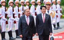 Chủ tịch nước Lương Cường chủ trì lễ đón chính thức Tổng thư ký Liên hợp quốc