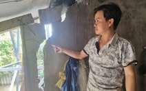 Nửa đêm nghe sạt lở nứt toác nhà, dân lo mất làng bên bờ sông Vĩnh Định