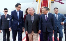 Tổng thư ký Liên hợp quốc António Guterres bắt đầu thăm chính thức Việt Nam
