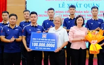 Hai đội bóng Công đoàn Bắc Ninh xuất quân dự vòng chung kết toàn quốc