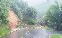 Vùng núi Đà Nẵng mưa rất lớn, sạt lở, lũ, thủy điện Đak Mi 4 tăng lưu lượng xả dự kiến đến 4.500m³/s