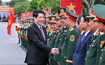 Chủ tịch nước Lương Cường trao Huân chương Bảo vệ Tổ quốc hạng nhất cho Quân khu 3