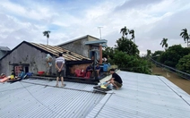 Cập nhật lũ sáng 28-10: Lũ sông Thu Bồn, Vu Gia xuống chậm, nhiều nơi vẫn còn ngập rất sâu
