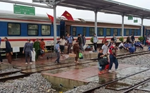 Đã chuyển 1.400 hành khách đi tàu qua đi ô tô do mưa lũ