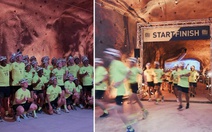 60 runner tham dự giải marathon tăm tối dưới lòng đất