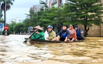 34 người chết và mất tích do mưa lũ ở miền Trung