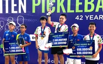 Em trai Vinh Hiển tỏa sáng ở giải pickleball nhí