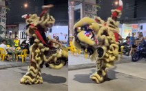 Đang giận nhau mà lỡ nhận job múa lân chung