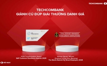 Techcombank giành cú đúp giải thưởng quốc tế về quản trị nhân sự