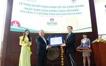 10-9 trở thành ngày truyền thống của Phân bón Cà Mau