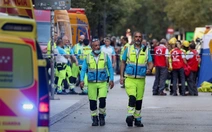 Sập tòa nhà sáu tầng ở trung tâm Madrid, 4 người thiệt mạng