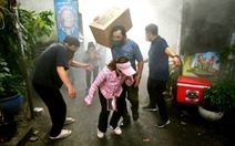 Phường Xuân Hòa thực tập chữa cháy, hướng dẫn dân thoát nạn nơi bít bùng