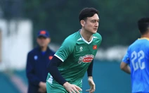 Đặng Văn Lâm chạy đua với chấn thương trước trận gặp tuyển Lào