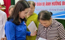 Trung ương Đoàn thăm và tặng quà cho người dân bị ảnh hưởng bởi bão lũ tại Đắk Lắk