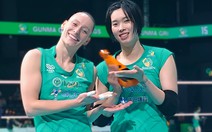 Thanh Thúy áp đảo dàn ngôi sao bóng chuyền Thái Lan tại Nhật Bản