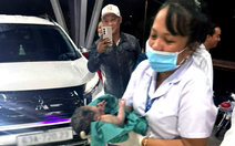 Cảnh sát giao thông mở đường cho xe khách chở sản phụ sinh bé gái nặng 3,5kg trên cao tốc