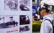 Xem triển lãm điện ảnh bằng công nghệ thực tế ảo, chụp hình miễn phí tại công viên Lam Sơn