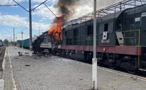 Ukraine đóng cửa vài ga, mạng lưới đường sắt lùi dần về phía tây